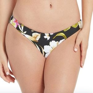 Volcom Women's Shore Can Floral Cheeky Bikini Swimsuit Bottom
